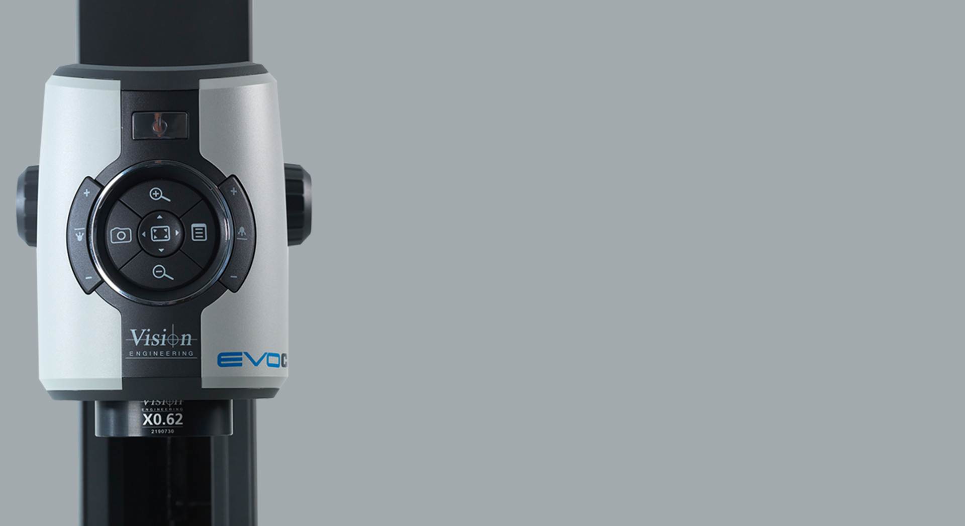 EVO CAM ll Banner QM medical Close up of EVO Cam II digital inspection microscope
