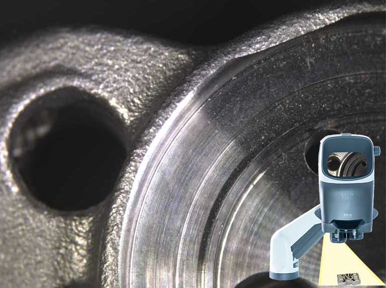 3d Illumination left with insert of Mantis microscope