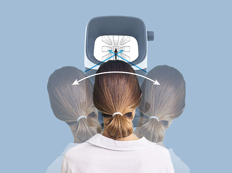 Mantis-DVO-movement-of-head-3 Rango de movimiento de la cabeza del operador usando el microscopio estereoscópico Mantis