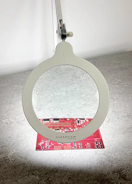 ClearView-HEPTA-PCB-450×600 ClearView HEPTA sobre una placa de circuito impreso